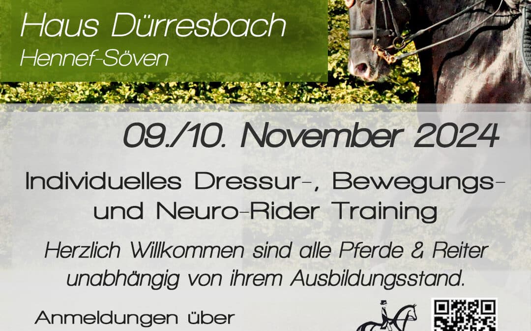 Trainingstage in Haus Dürresbach am 09./10. November 2024