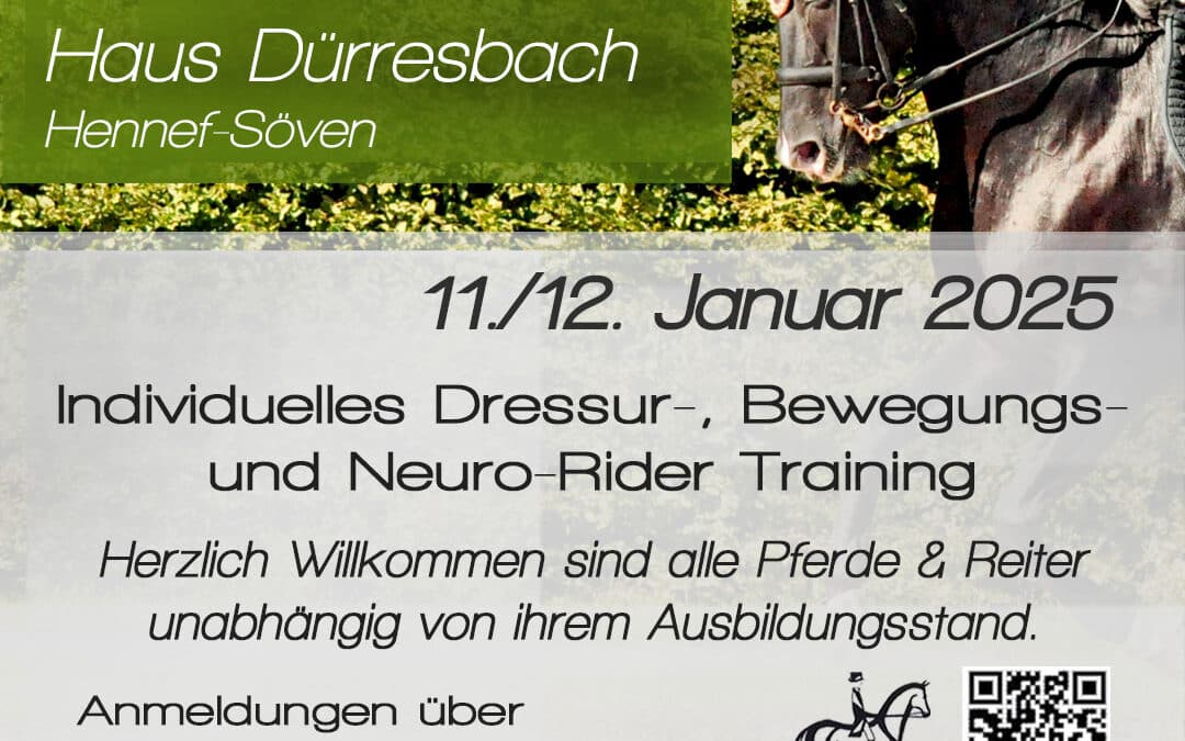 Trainingstage in Haus Dürresbach am 11./12. Januar 2025